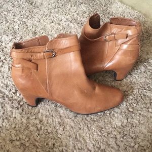 Sam Edelman Brown leather booties